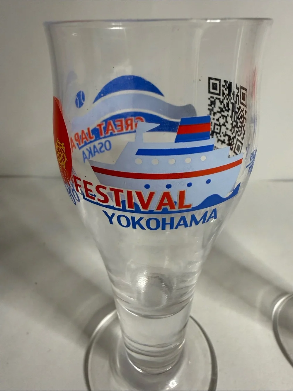 Tokyo Japan Beer Fes Festival Tasting Glasses Osaka Set Of 3